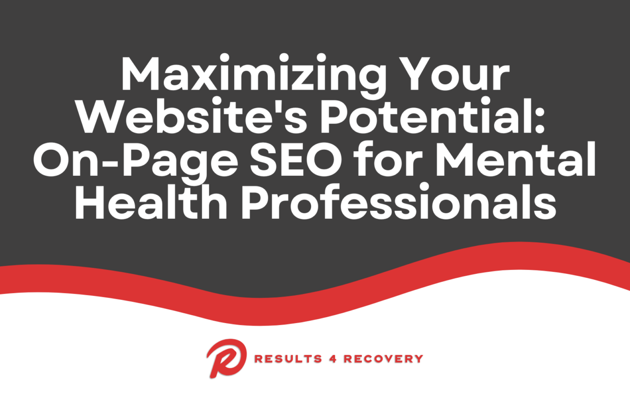 SEO for Mental Health Professionals